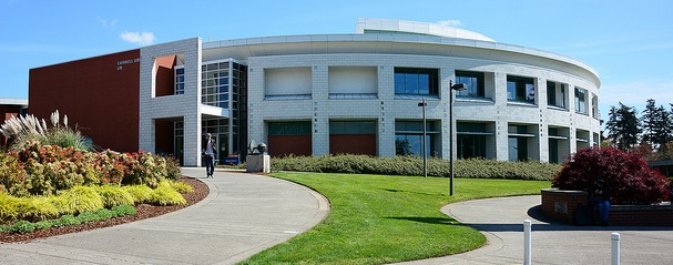 Front View of Cannell Library